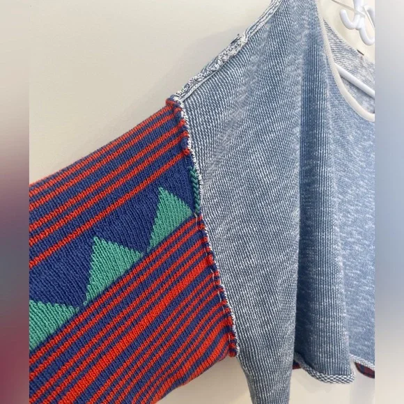 Free People Bermuda combo oversized sweater - Picture 8 of 11